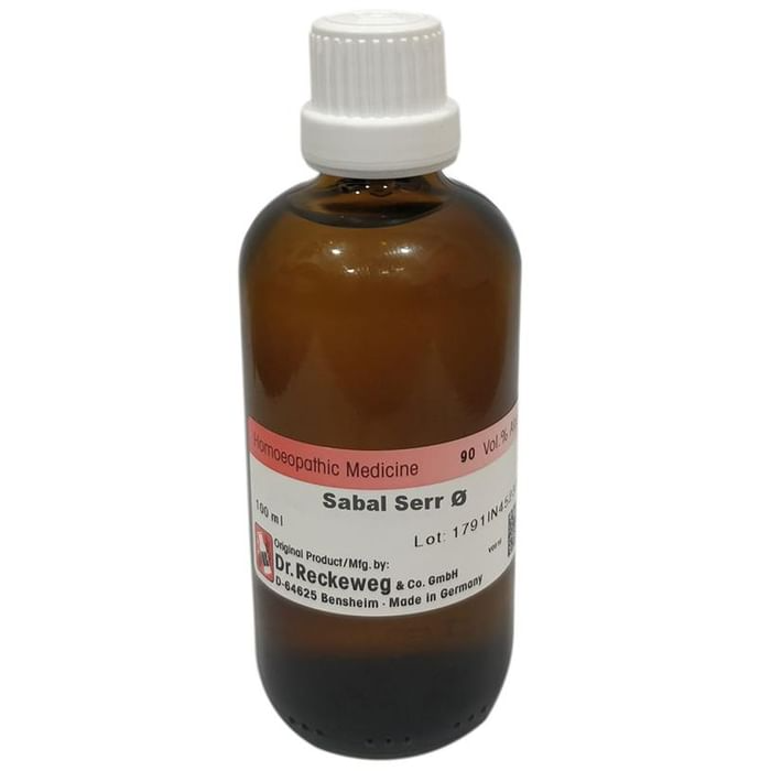 Dr. Reckeweg Sabal Serrulata Mother Tincture Q - Distacart