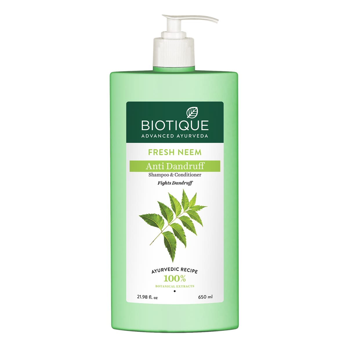Biotique Bio/Fresh Neem Anti Dandruff Shampoo & Conditioner - Distacart