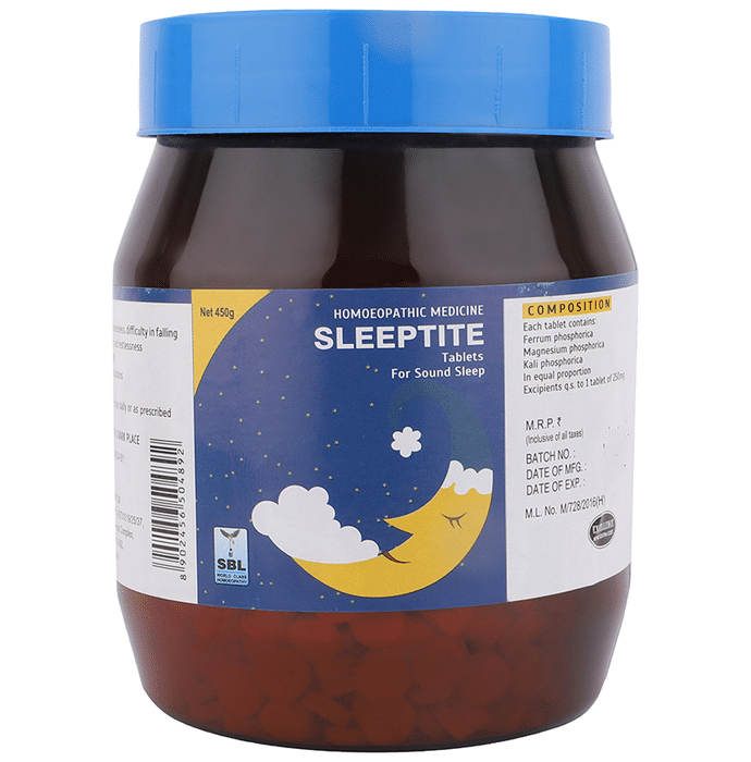 SBL Homeopathy Sleeptite Tablets - Distacart
