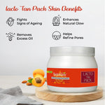 Thumbnail for NutriGlow Women Skin Care Treatment Lacto Tan Face Pack - Distacart