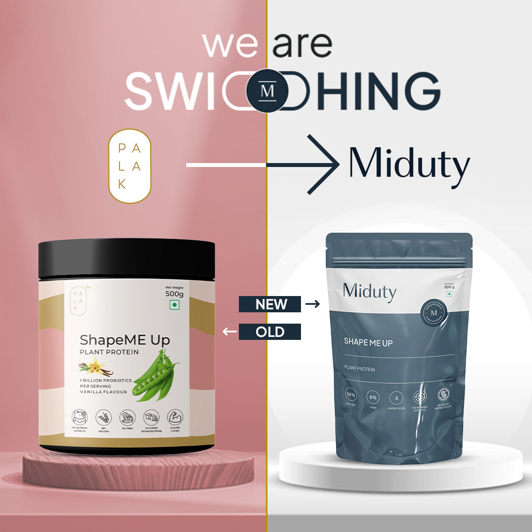 Miduty by Palak Notes Shapeme Up Plant Protein Powder - Distacart