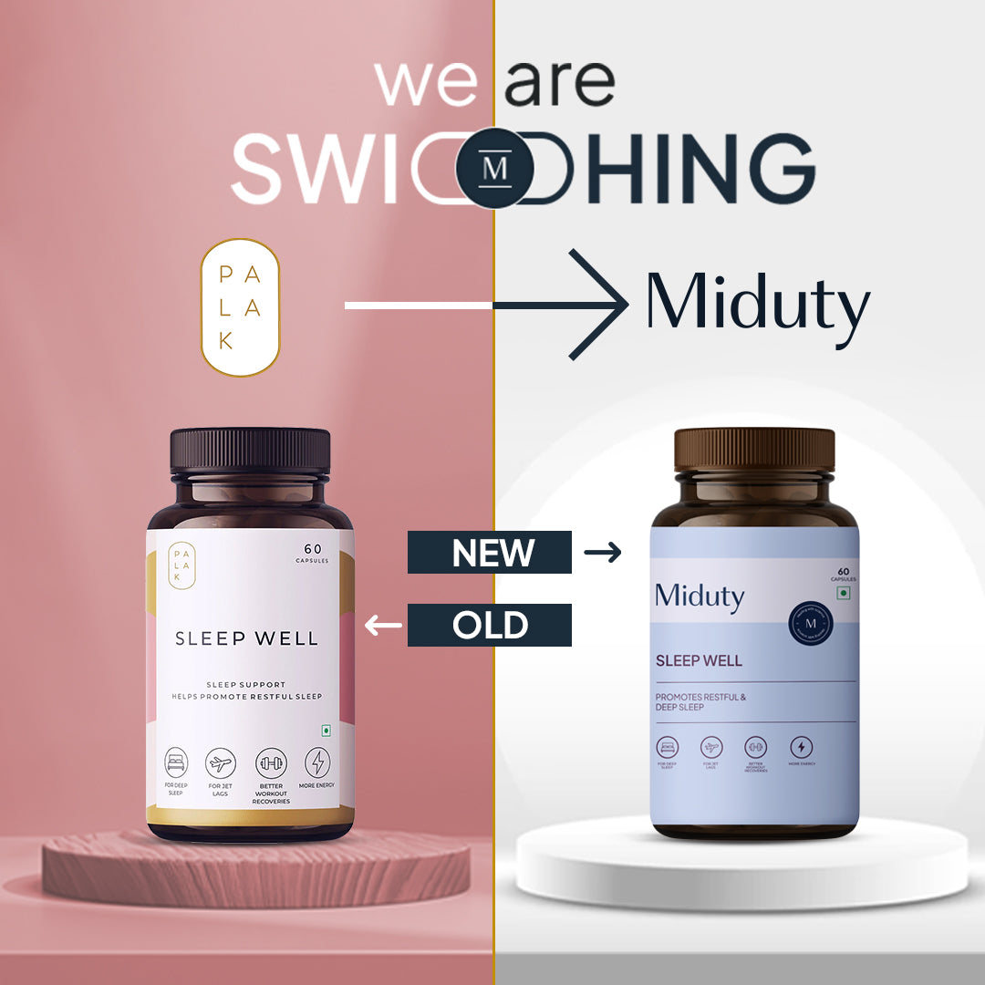 Miduty by Palak Notes Sleep Well Capsules - Distacart
