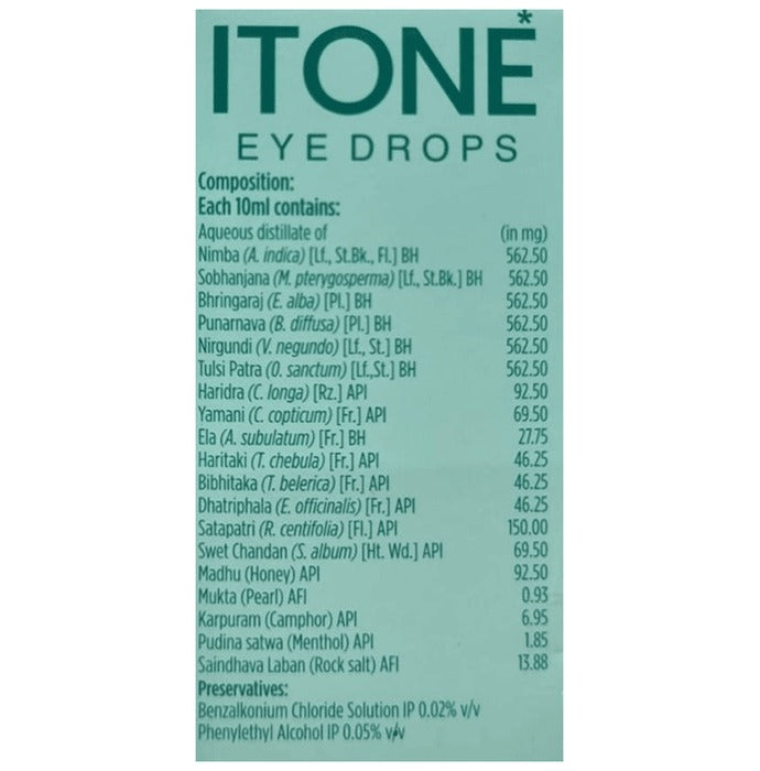 Itone Herbal Eye Drops - Distacart