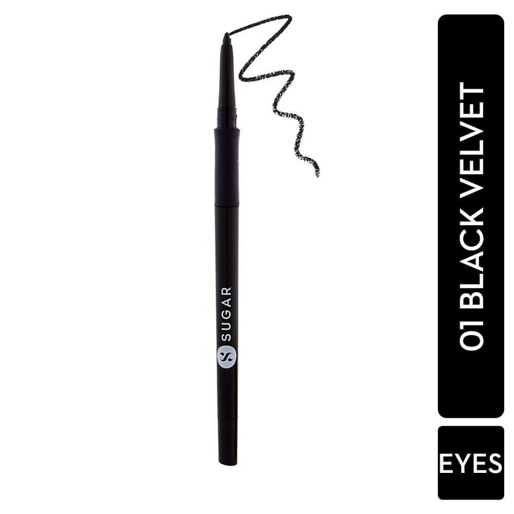 Sugar Twist And Shout Fadeproof Kajal - Black Velvet (Black) - Distacart