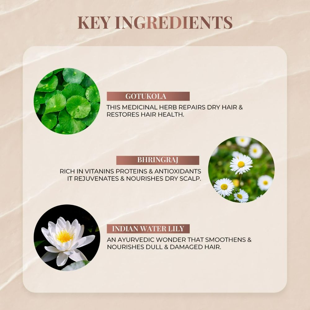 Just Herbs Kumuda Indian White Waterlily Hair Conditioner - Distacart
