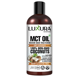Luxura Sciences MCT Oil Organic for Weight and Energy Management - Distacart