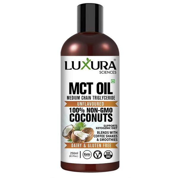 Luxura Sciences MCT Oil Organic for Weight and Energy Management - Distacart