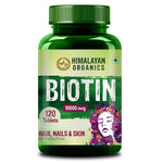 Thumbnail for Himalayan Organics Plant Based Biotin 10000mcg Capsules - Distacart