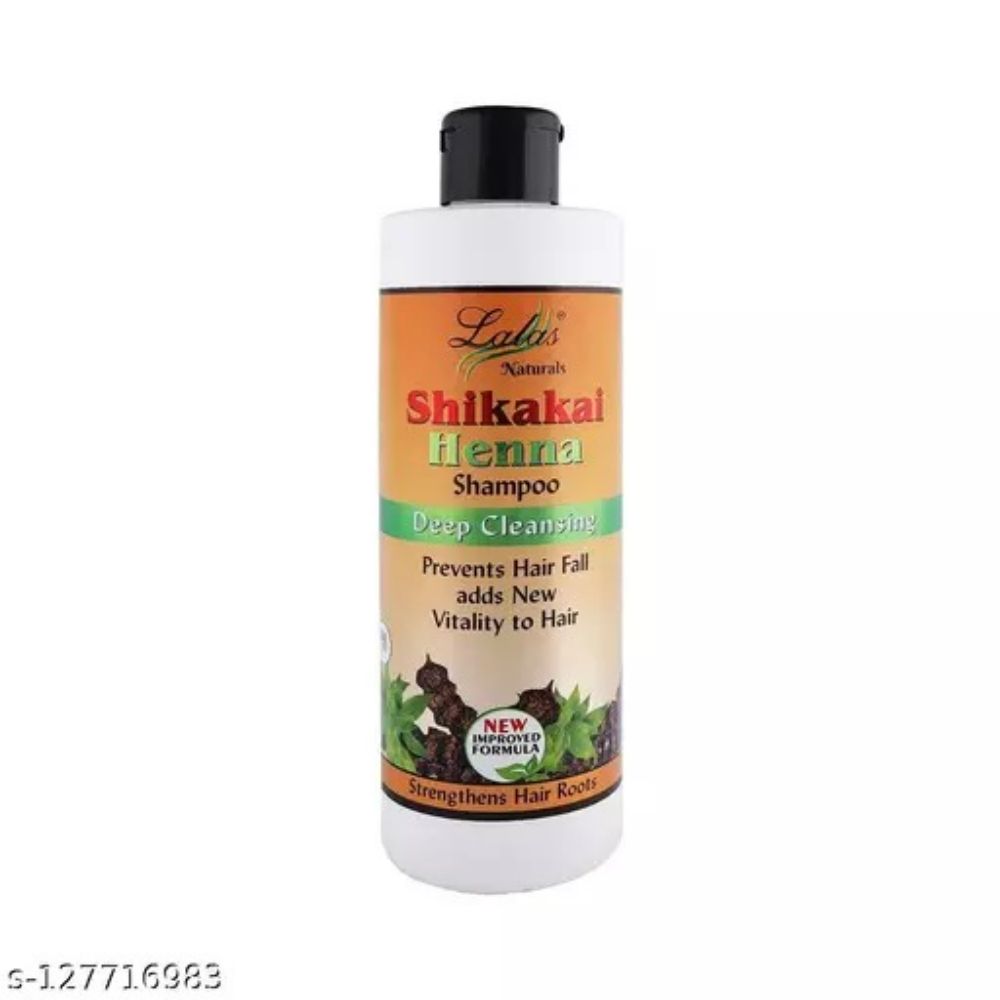 Lalas Naturals Shine Nourish Shampoo With Shikakai & Henna - Distacart