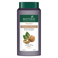 Thumbnail for Biotique Advanced Ayurveda Bio Walnut Bark Volumizing Shampoo For Fine & Thinning Hair - Distacart
