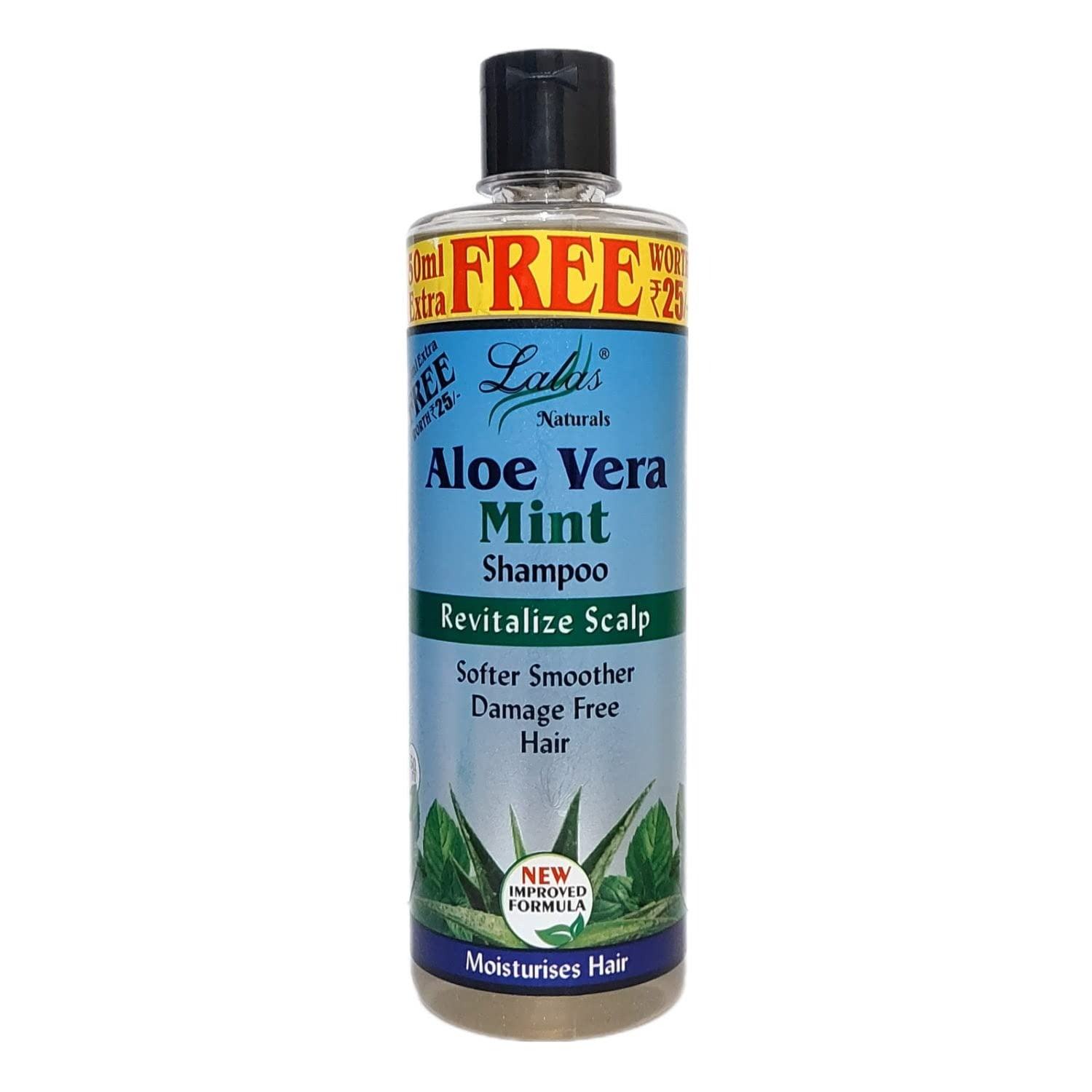 Lalas Naturals mild Repair Shampoo With Aloe Vera & Mint - Distacart