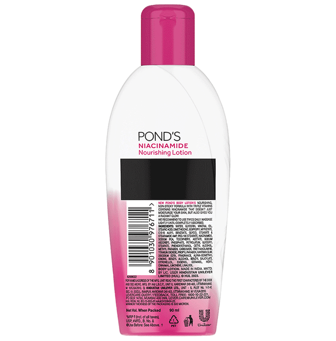 Ponds Triple Vitamin Silky Smooth Skin Moisturising Lotion - Distacart