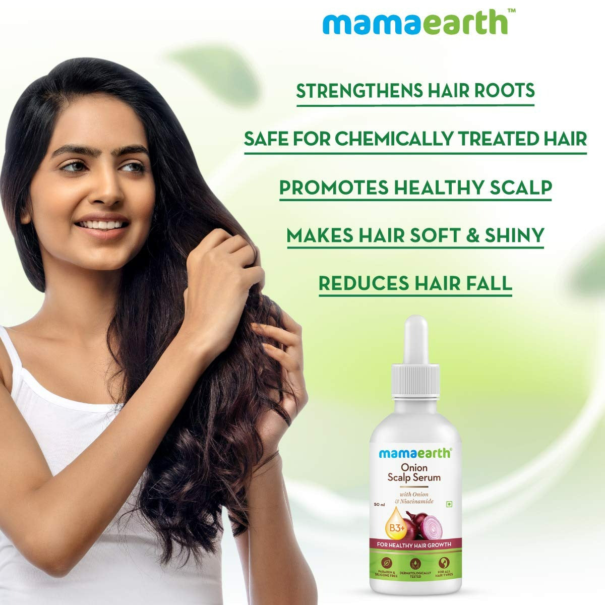Mamaearth Onion Scalp Serum For Healthy Hair Growth - Distacart