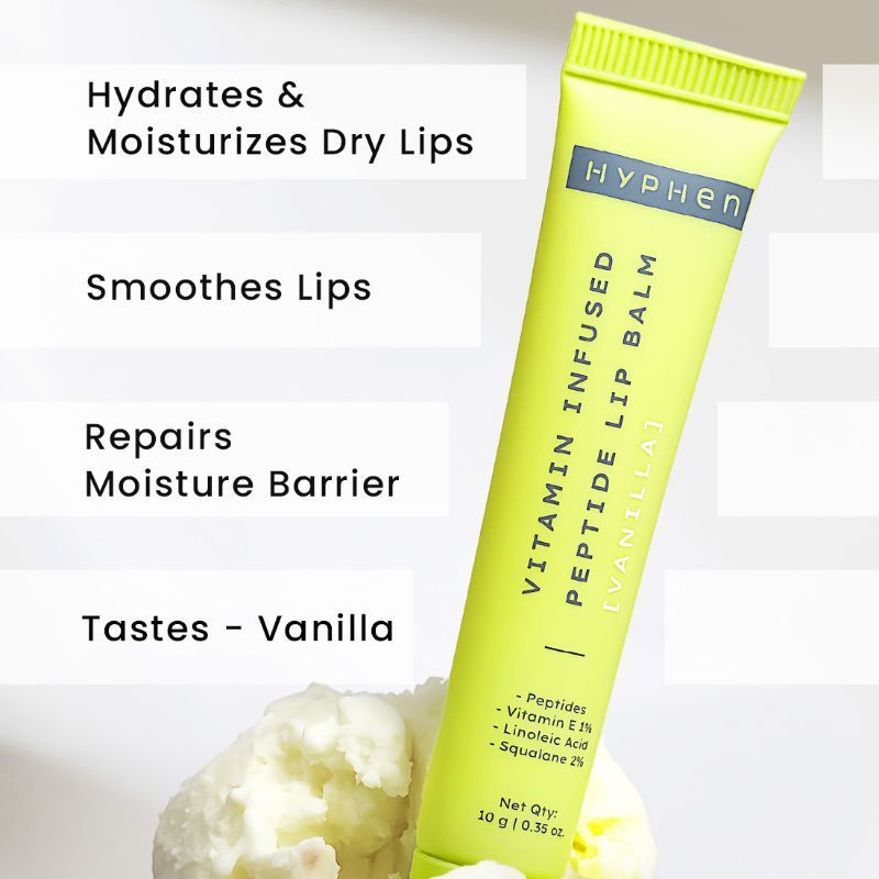 Hyphen By Kriti Sanon Vitamin Infused Peptide Lip Balm - Vanilla - Distacart
