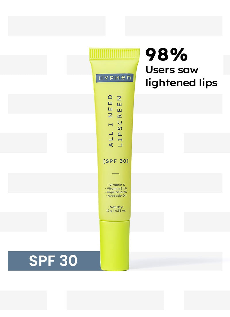 Hyphen By Kriti Sanon All I Need Lipscreen SPF 30 - Distacart