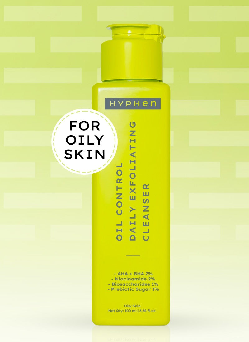 Hyphen By Kriti Sanon Oil Control Daily Exfoliating Cleanser - Distacart