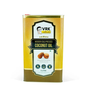 Vrk Naturals Wooden Cold Pressed Coconut Oil - Distacart