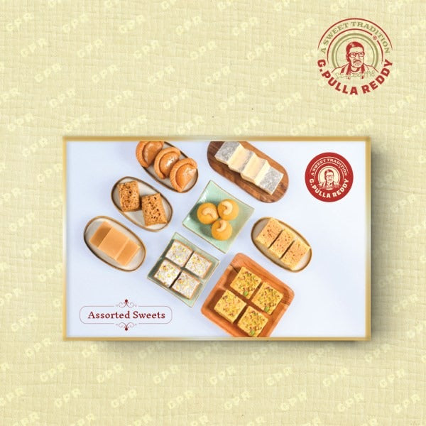 Buy Pulla Reddy Assorted Sweets | Pure Ghee Assorted Sweets for Gifting ...