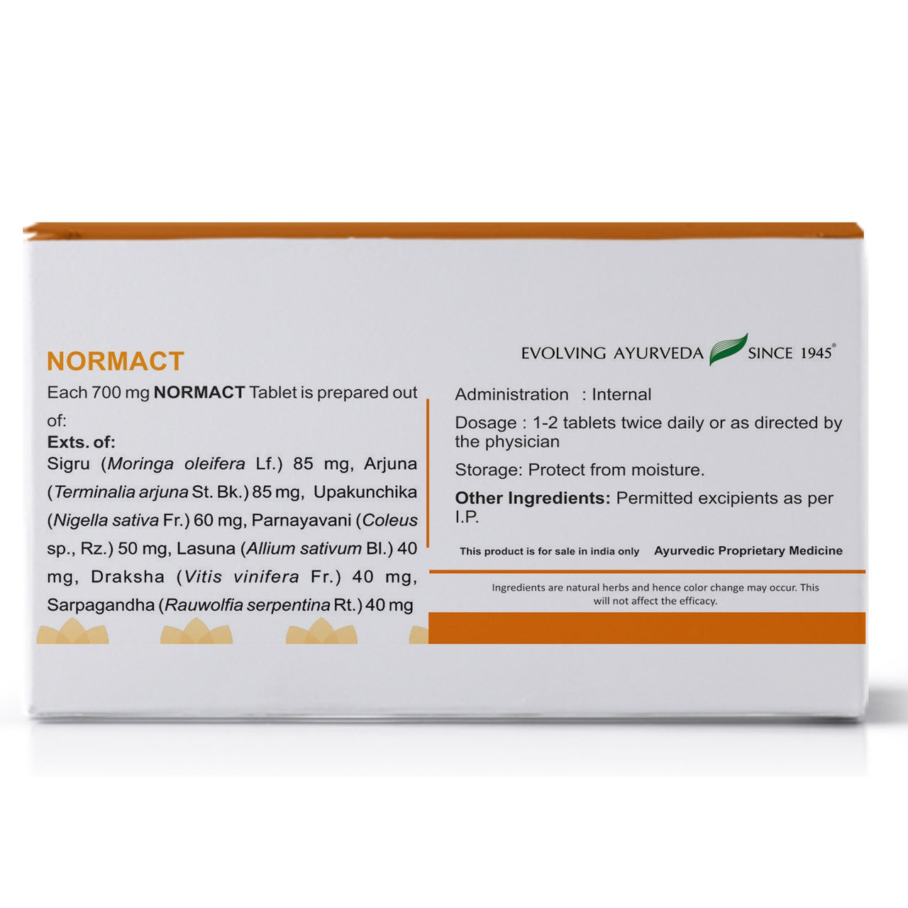 Kerala Ayurveda Normact Tablets - Distacart