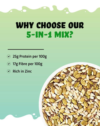 True Elements 5 in 1 Super Seeds Mix - Distacart