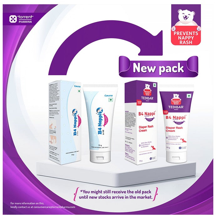 Curatio B4 Nappi Cream For Babies - Distacart