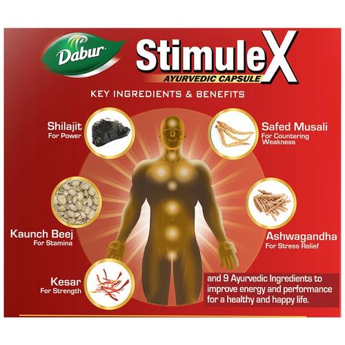 Dabur Stimulex - 12 Capsules - Distacart