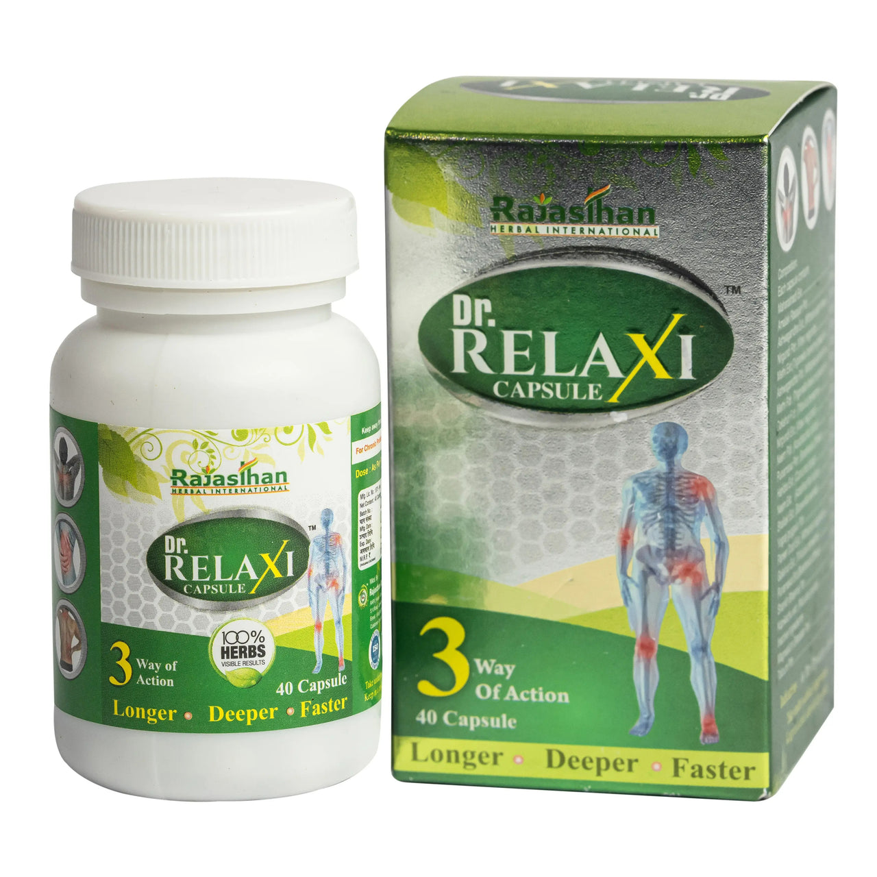 Dr Relaxi Herbal Capsules for Joints Pain and Arthritis - Distacart