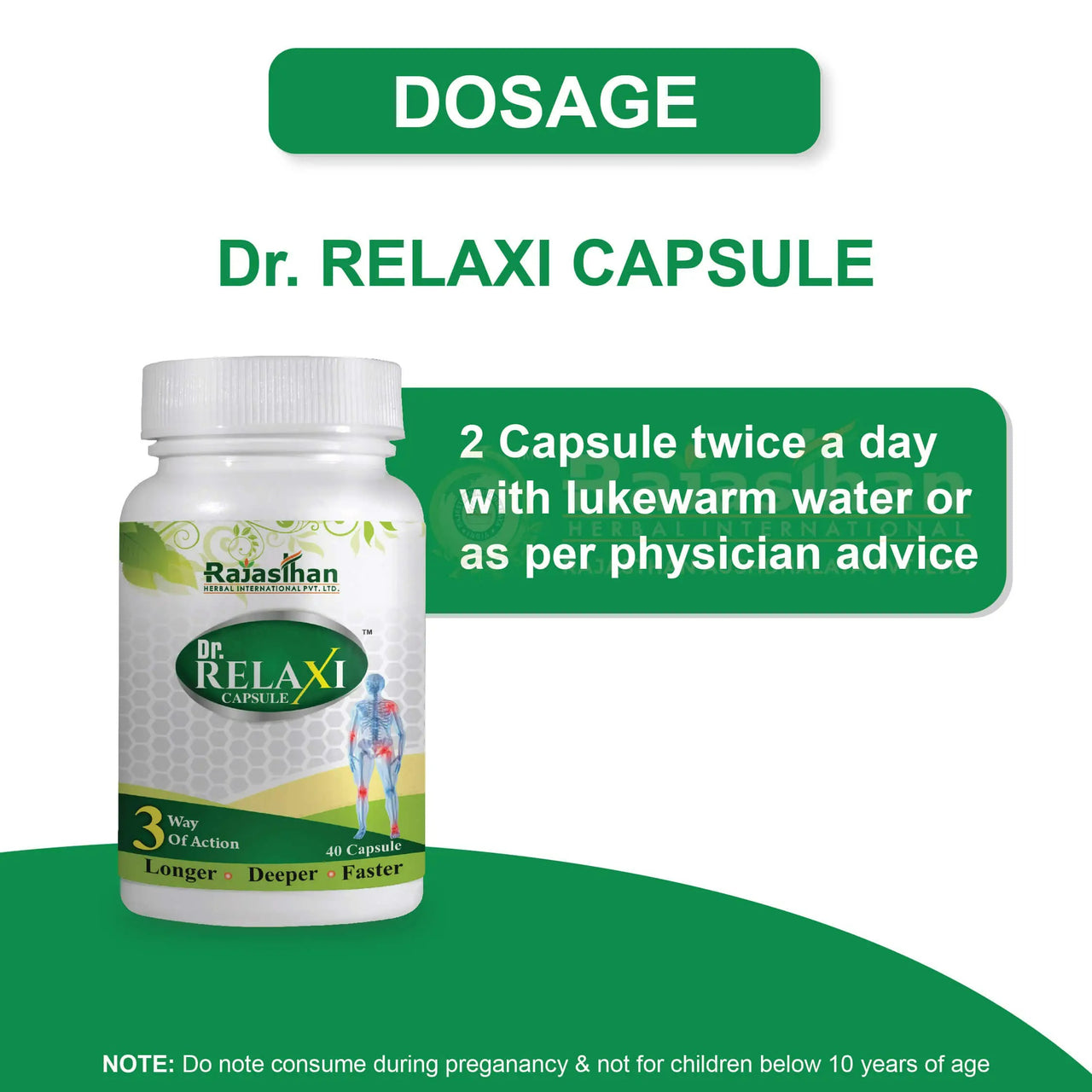 Dr Relaxi Herbal Capsules for Joints Pain and Arthritis - Distacart