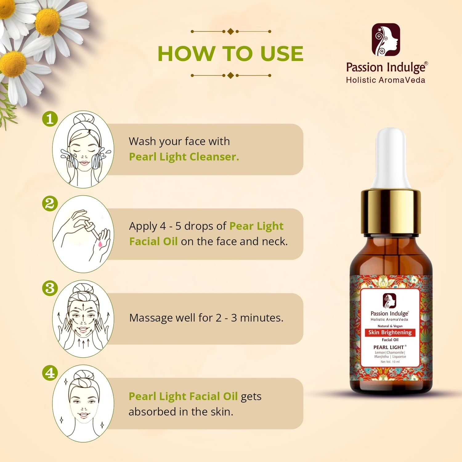 Passion Indulge Pearl Light Facial Oil - Distacart