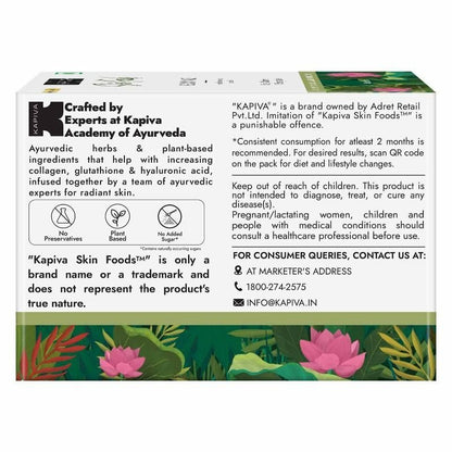 Kapiva Ayurveda Skin Foods Glow Mix - Distacart