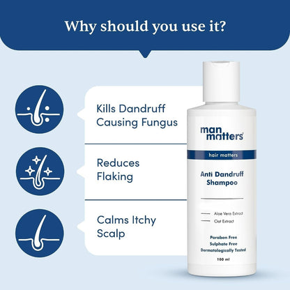 Man Matters 2% Ketoconazole Anti Dandruff Shampoo - Distacart