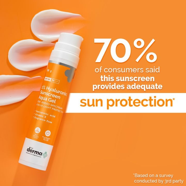 The Derma Co 1% Hyaluronic Sunscreen Aqua Gel - Distacart