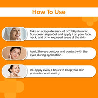 Thumbnail for The Derma Co 1% Hyaluronic Sunscreen Aqua Gel - Distacart