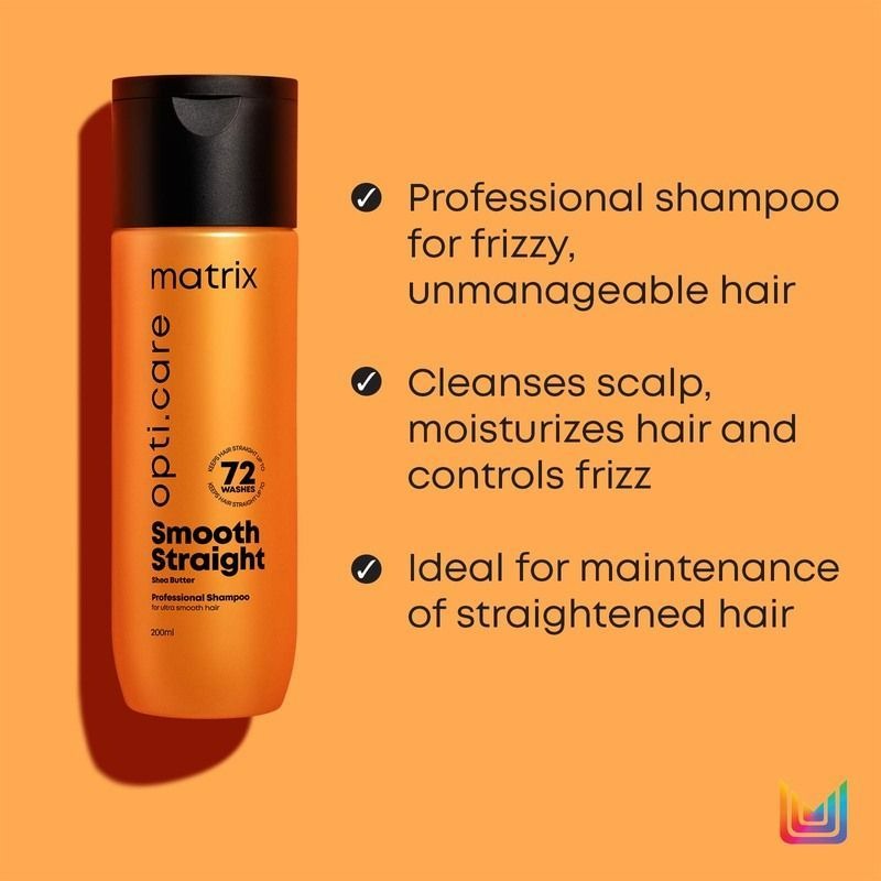 Matrix Opti. Care Smooth Straight Professional Ultra Smoothing Shampoo - Distacart
