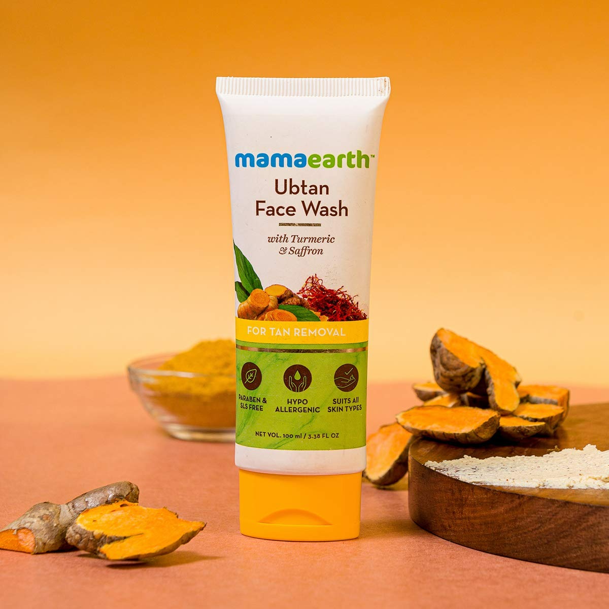 Mamaearth Ubtan Face Wash For Tan Removal - Distacart