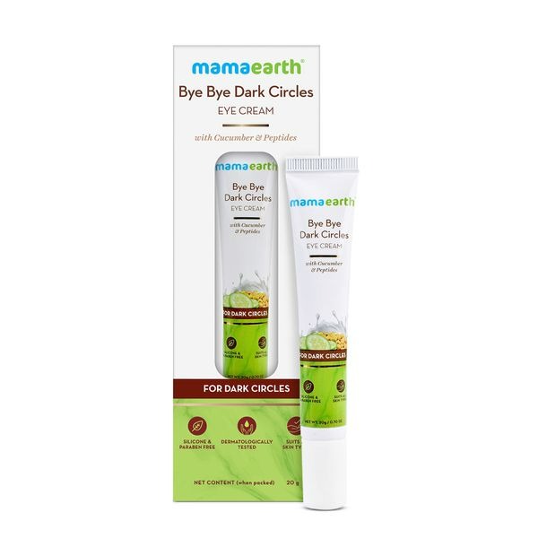 Mamaearth Bye Bye Dark Circles Eye Cream - Distacart