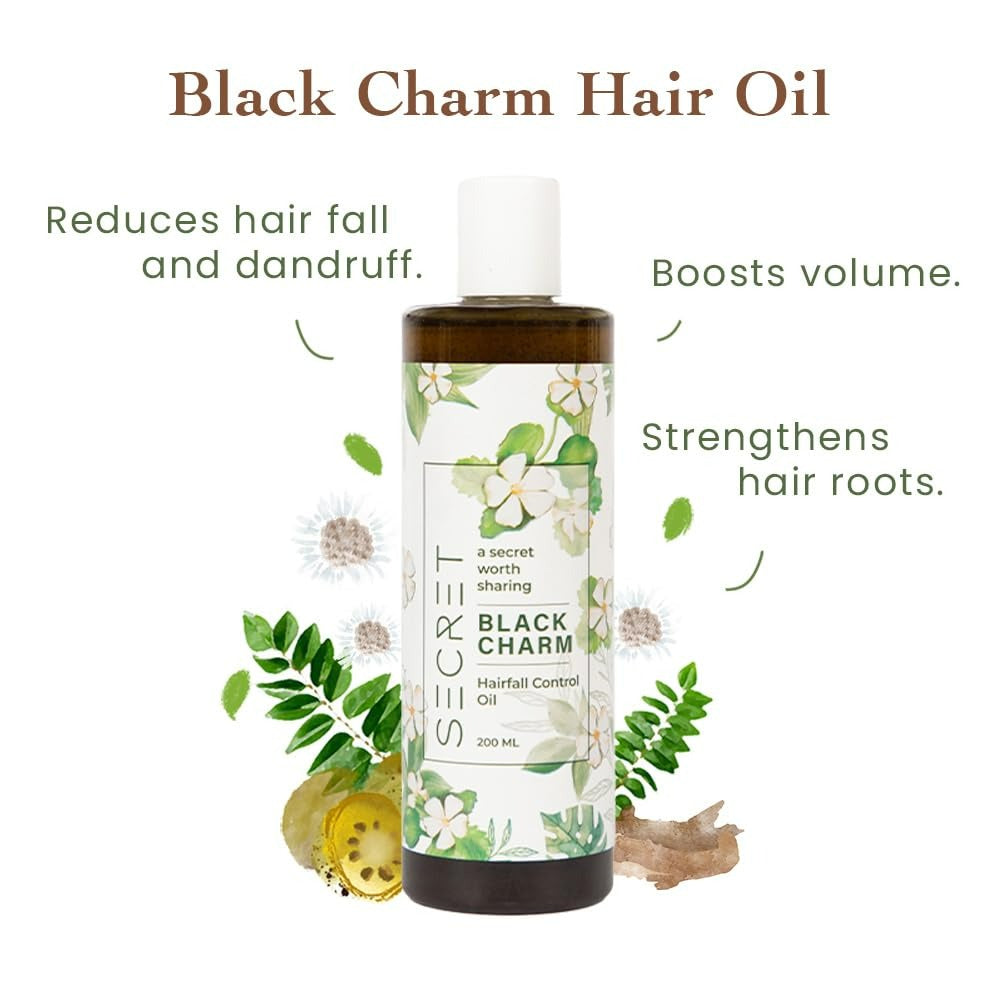 The Secret Hair Care Black Charm Hair Oil - Distacart
