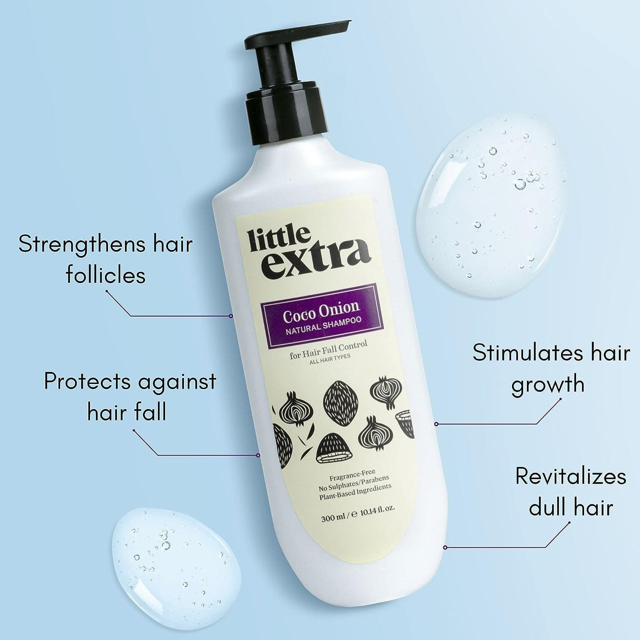 Little Extra Coco Onion Natural Shampoo - Distacart