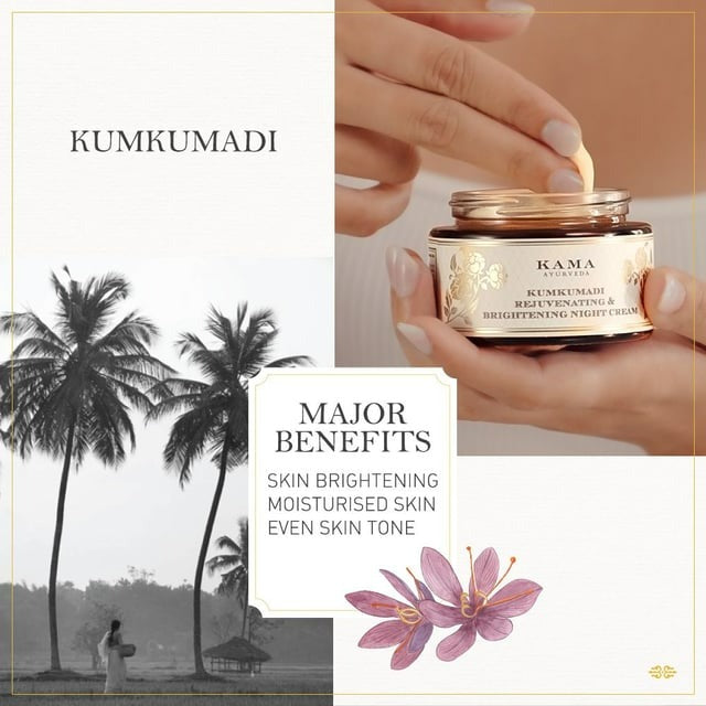 Kama Ayurveda Rejuvenating & Brightening Ayurvedic Night Cream - Distacart