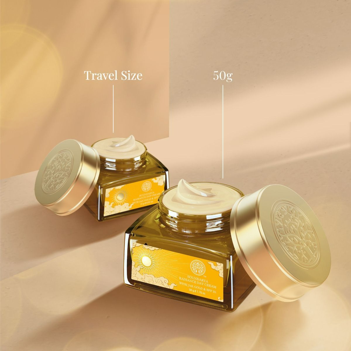 Forest Essentials Soundarya Radiance Cream With 24K Gold & SPF25 - Distacart