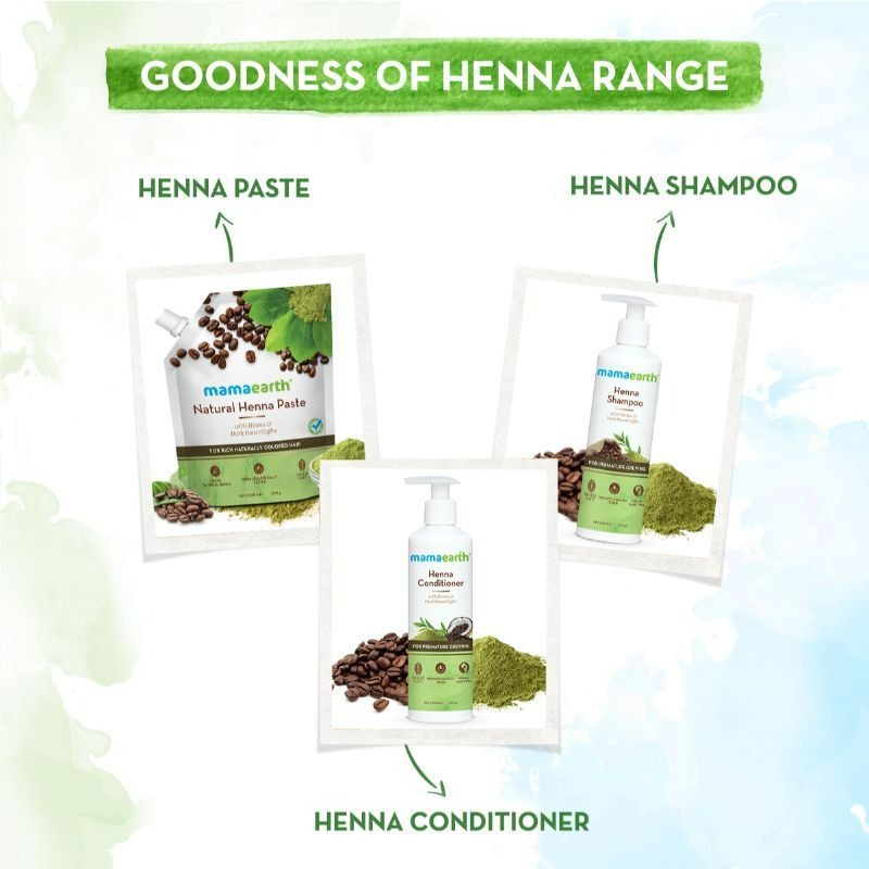 Mamaearth Natural Henna Paste For Rich Naturally Colored Hair - Distacart