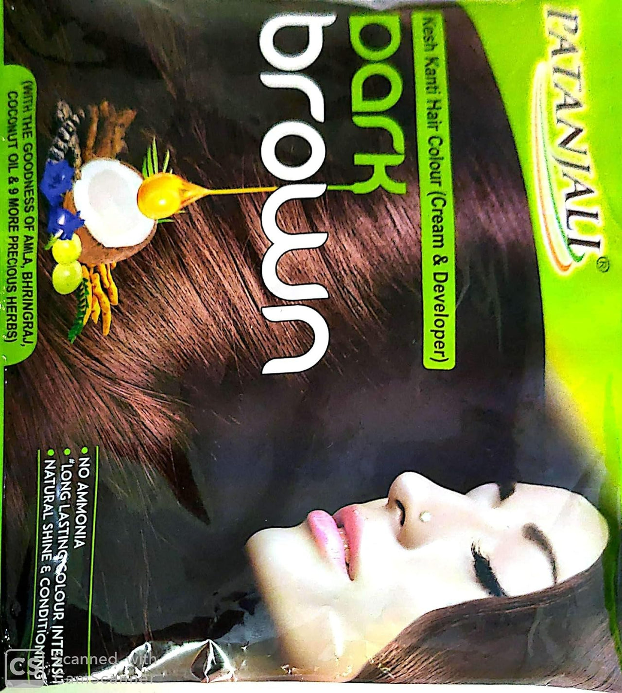 Patanjali Kesh Kanti Hair Colour (Cream & Developer) - Dark Brown - Distacart