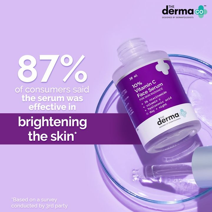 The Derma Co 10% Vitamin C Face Serum For Skin Radiance - Distacart