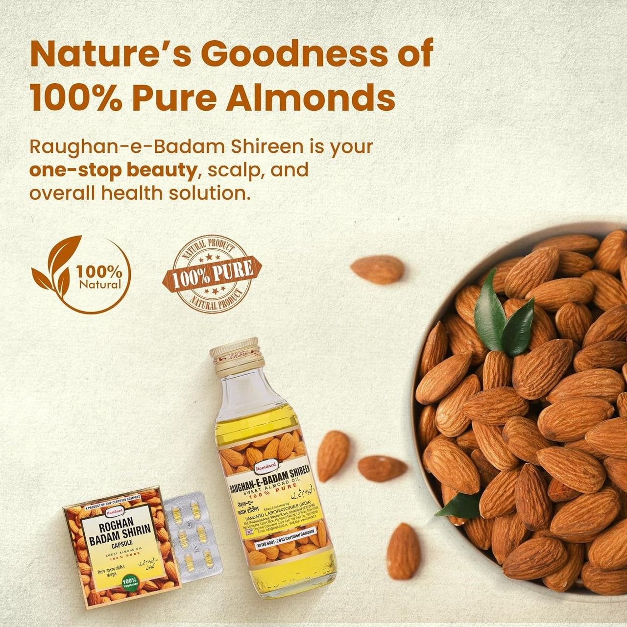 Hamdard Roghan Badam Shirin Sweet Almond Oil - Distacart