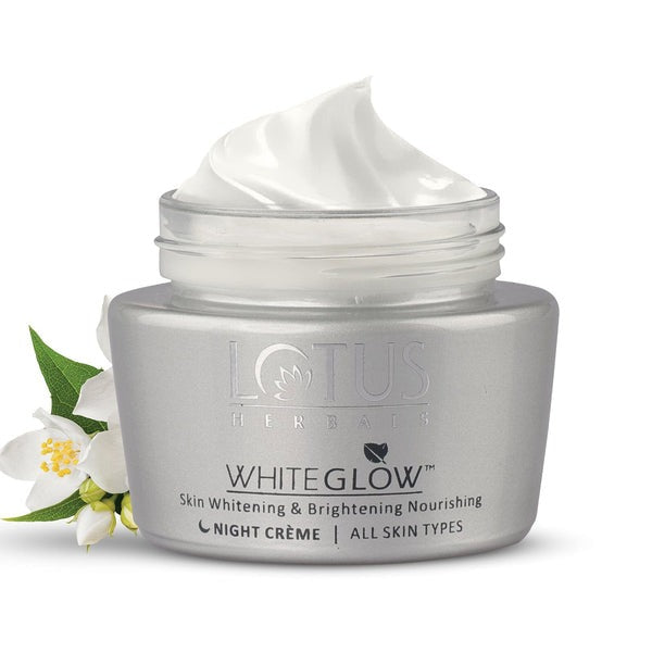 Lotus Herbals Whiteglow Skin Whitening & Brightening Nourishing Night Creme - Distacart