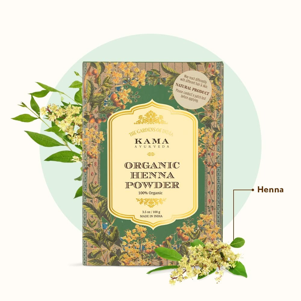Kama Ayurveda Organic Henna Powder 100gm - Distacart