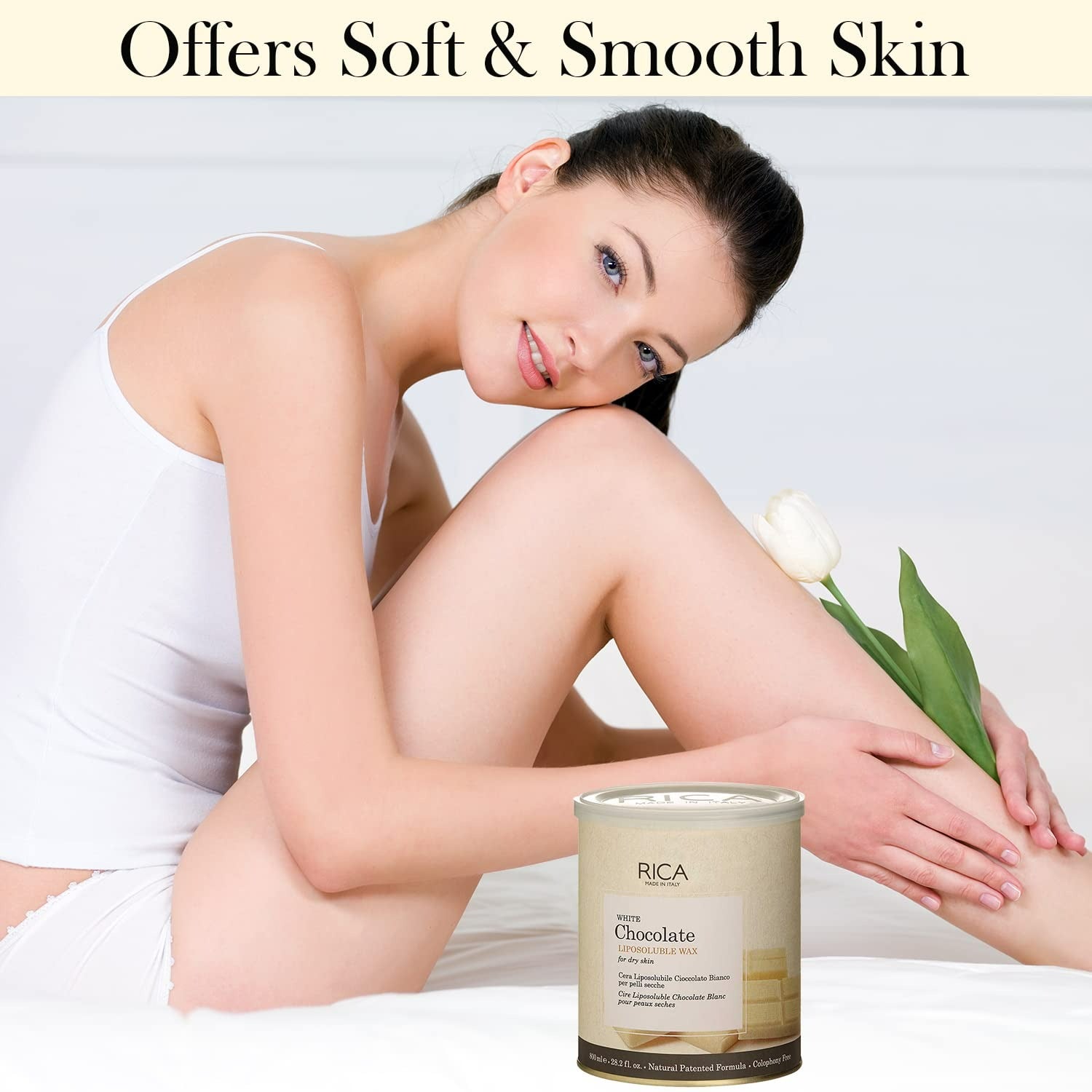 Rica White Chocolate Liposoluble Wax for Dry Skin - Distacart