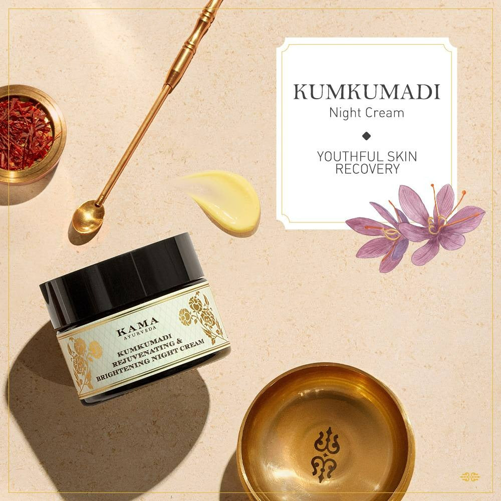 Kama Ayurveda Kumkumadi Rejuvenating & Bright Night Cream - Distacart