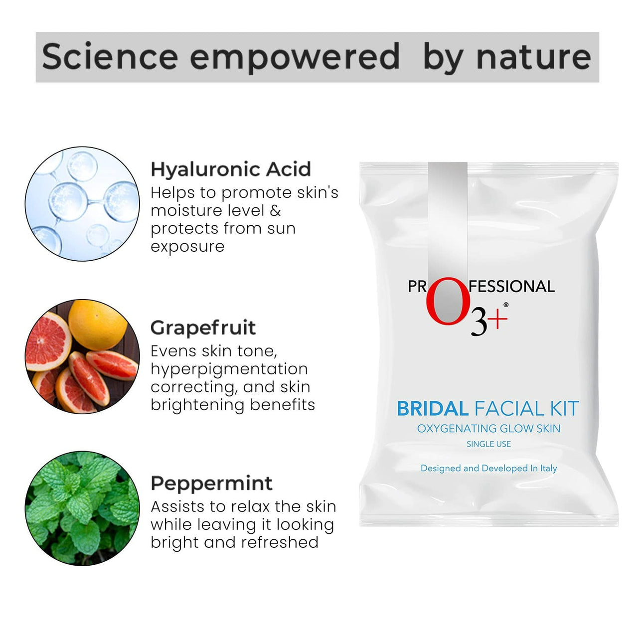 Professional O3+ Bridal Facial Kit Oxygenating Glow Skin - Distacart
