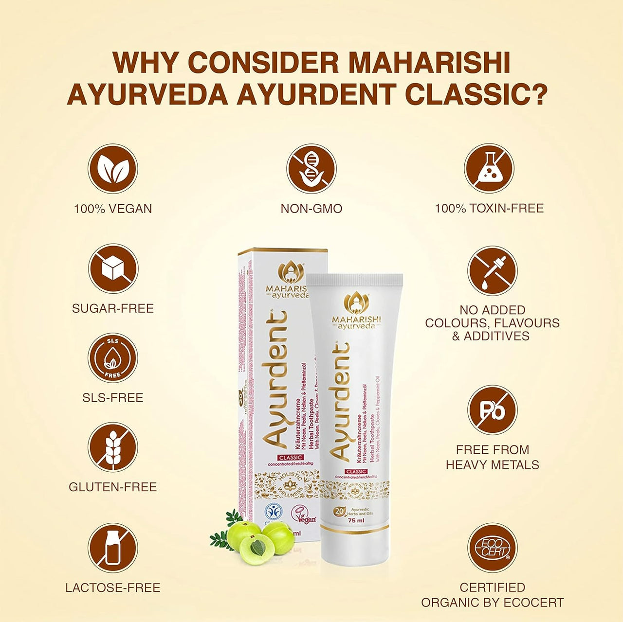 Maharishi Ayurveda Ayurdent Classic Toothpaste - Distacart